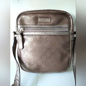 GG Imprime canvas coated crossbody